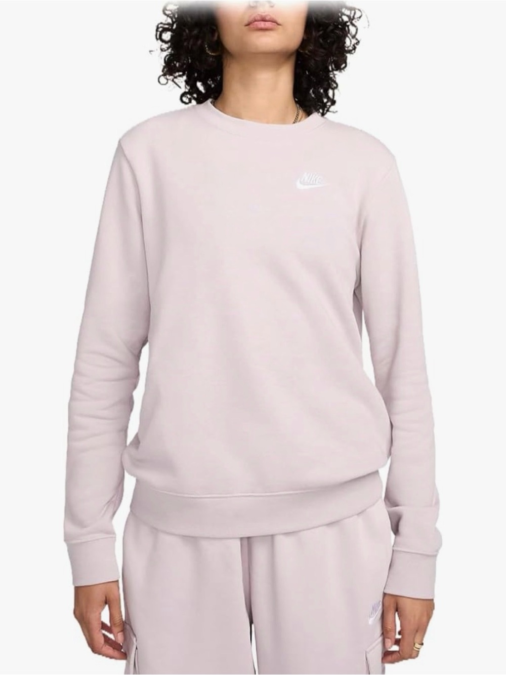 Nike Women’s Sportswear Club Fleece Crewneck Sweatshirt - size large